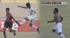 VIDEO: Cầu thủ Indonesia cởi đồ...lao vào rượt đánh trọng tài
