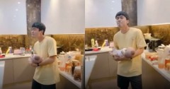 VIDEO: Sắp đón con đầu lòng, Công Phượng tập tành làm ông bố bỉm sữa