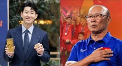 Trở thành biểu tượng Hàn Quốc, 'Idol châu Á' Son Heung Min sánh ngang HLV Park