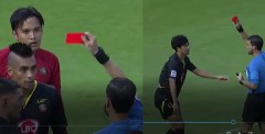 VIDEO: Chỉ 2 phút, Trọng Hoàng khiến đội bạn nhận 2 thẻ đỏ 'giống hệt nhau'