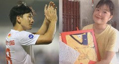 Minh Vương gửi 'món quà đặc biệt' tới nữ cầu thủ U16 Việt Nam mắc bệnh khó chữa