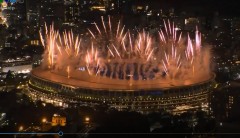 VIDEO: Chùm pháo hoa đẹp lộng lẫy trong lễ khai mạc Olympic Tokyo 2021