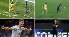 VIDEO: Bàn thắng đẹp nhất Euro 2020 được tái hiện tại Cup C2 Nam Mỹ