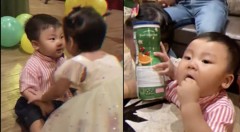 VIDEO: Màn gặp gỡ lần đầu của con gái Bùi Tiến Dũng và bé Bo nhà Hoà Minzy