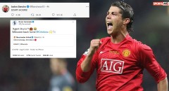 Phản ứng “trái ngược” của các ngôi sao Man Utd khi Ronaldo trở về