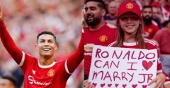 CĐV nhí của Man United 'chơi lớn', xin hỏi cưới con trai Ronaldo