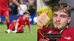 Sao trẻ Liverpool đối mặt với thời gian nghỉ thi đấu cực lâu sau chấn thương nặng