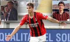 Paolo Maldini ăn mừng đầy cảm xúc khi chứng kiến con trai 'khai hoả' trận ra mắt AC Milan