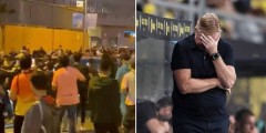 VIDEO: CĐV Barcelona chặn xe, mắng chửi HLV Koeman sau trận Siêu kinh điển