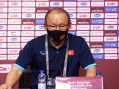 HLV Park Hang Seo: 'Tôi tiếc nuối vì các cầu thủ chưa ghi được bàn trên sân Mỹ Đình'