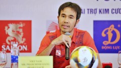 HLV Phạm Minh Giang: 'Tuyển futsal Việt Nam chơi chưa đúng phong độ nhưng vẫn còn cơ hội vô địch'
