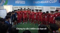 VIDEO thầy Gong truyền quyết tâm cho các học trò: 'Đá với Hàn Quốc là phải thắng!'
