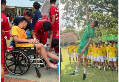 Thủ thành U16 Việt Nam hồi phục thần kỳ: Vừa ngồi xe lăn hôm qua, hôm nay đã bật nhảy