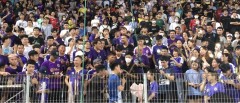 VIDEO: Tranh thủ đi xem 'siêu kinh điển' bóng đá Việt Nam, CĐV Hà Nội cầu hôn bạn gái ngay trên sân