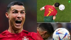Bóng chạm tóc rõ như ban ngày, vì sao Ronaldo vẫn phải chịu tiếng 'ăn mừng hụt'?