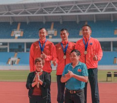 Độc lạ ở Việt Nam: 3 VĐV nhảy sào cùng được trao 3 huy chương vàng, không có huy chương bạc, đồng