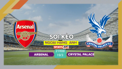 Soi kèo Arsenal vs Crystal Palace, 21h00 ngày 19/3/2023