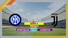 Soi kèo Inter Milan vs Juventus, 2h45 ngày 20/3/2023