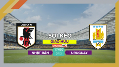 Soi kèo Nhật Bản vs Uruguay, 17h30 ngày 24/3/2023