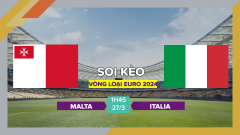 Soi kèo Malta vs Italia, 1h45 ngày 27/3/2023