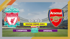 Soi kèo Liverpool vs Arsenal, 22h30 ngày 9/4/2023