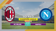 Soi kèo AC Milan vs Napoli, 2h00 ngày 13/4/2023