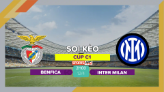 Soi kèo Benfica vs Inter Milan, 2h00 ngày 12/4/2023