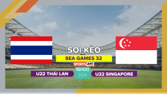 Soi kèo U22 Thái Lan vs U22 Singapore, 16h00 ngày 30/4/2023