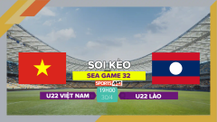 Soi kèo U22 Việt Nam vs U22 Lào, 19h00 ngày 30/4/2023