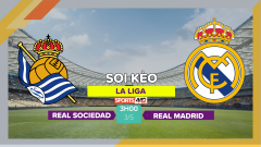 Soi kèo Real Sociedad vs Real Madrid, 3h00 ngày 3/5/2023