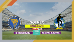 Soi kèo Shrewsbury vs Bristol Rovers, 1h45 ngày 3/5/2023