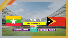 Soi kèo U22 Myanmar vs U22 Đông Timor, 16h00 ngày 2/5/2023