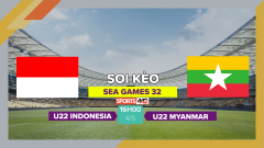 Soi kèo U22 Indonesia vs U22 Myanmar, 16h00 ngày 4/5/2023