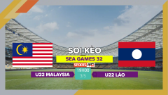 Soi kèo U22 Malaysia vs U22 Lào, 19h00 ngày 3/5/2023