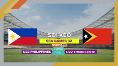 Soi kèo U22 Philippines vs U22 Timor Leste, 19h00 ngày 4/5/2023