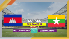 Soi kèo U22 Campuchia - U22 Myanmar, 19h00 ngày 7/5/2023