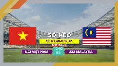 Soi kèo U22 Việt Nam vs U22 Malaysia, 19h00 ngày 8/5/2023