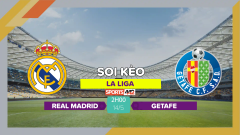 Soi kèo Real Madrid vs Getafe, 2h00 ngày 14/5/2023