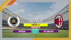 Soi kèo Spezia vs AC Milan, 23h00 ngày 13/5/2023