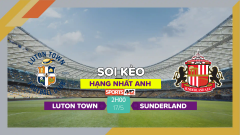 Soi kèo Luton Town vs Sunderland, 2h00 ngày 17/5/2023