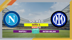 Soi kèo Napoli vs Inter Milan, 23h00 ngày 21/5/2023
