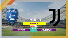 Soi kèo Empoli vs Juventus, 1h45 ngày 23/5/2023