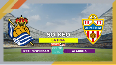 Soi kèo Real Sociedad vs Almeria, 00h30 ngày 24/5/2023