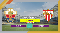 Soi kèo Elche vs Sevilla, 00h30 ngày 25/5/2023