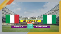 Soi kèo U20 Italia vs U20 Nigeria, 1h00 ngày 25/5/2023