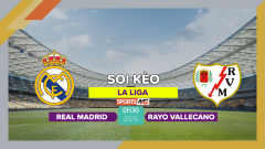 Soi kèo Real Madrid vs Rayo Vallecano, 0h30 ngày 25/5/2023