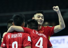 ĐT futsal Việt Nam thắng tưng bừng đội bóng xếp dưới 15 bậc