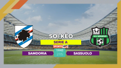 Soi kèo Sampdoria vs Sassuolo, 1h45 ngày 27/5/2023