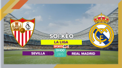 Soi kèo Sevilla vs Real Madrid, 00h00 ngày 28/5/2023