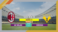 Soi kèo AC Milan vs Verona, 2h00 ngày 5/6/2023